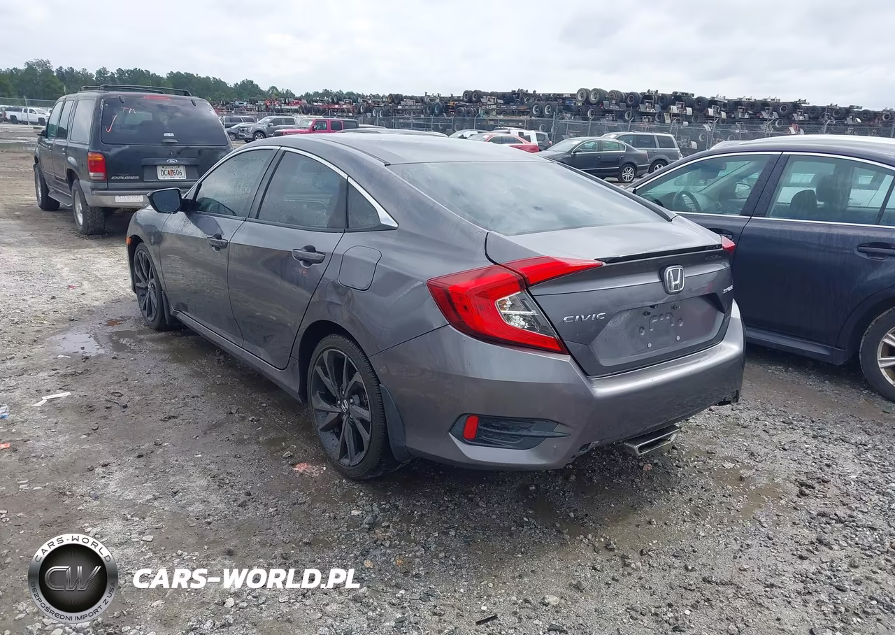 2019 Honda Civic Sport VIN:19XFC2F81KE025655 - 3