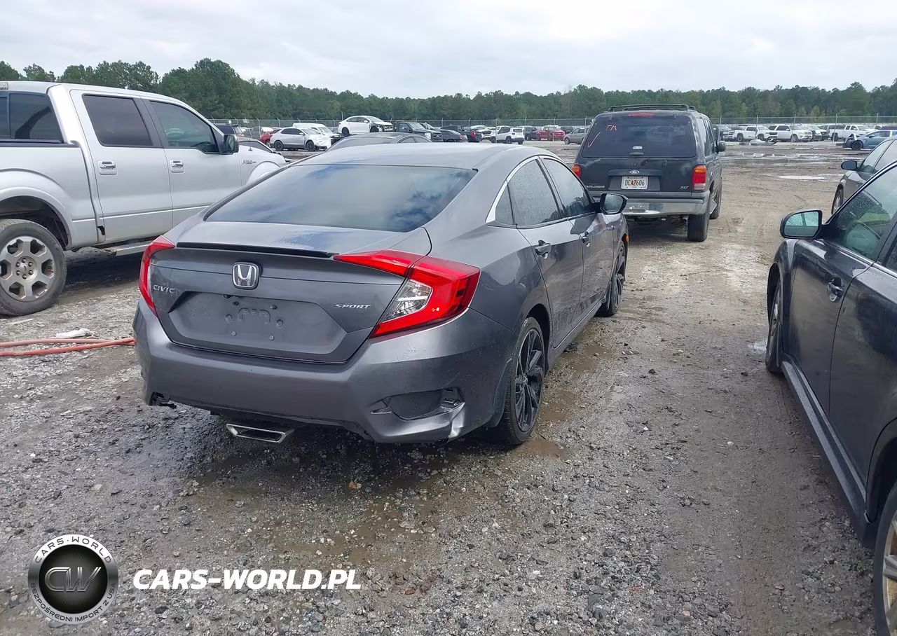 2019 Honda Civic Sport VIN:19XFC2F81KE025655 - 4
