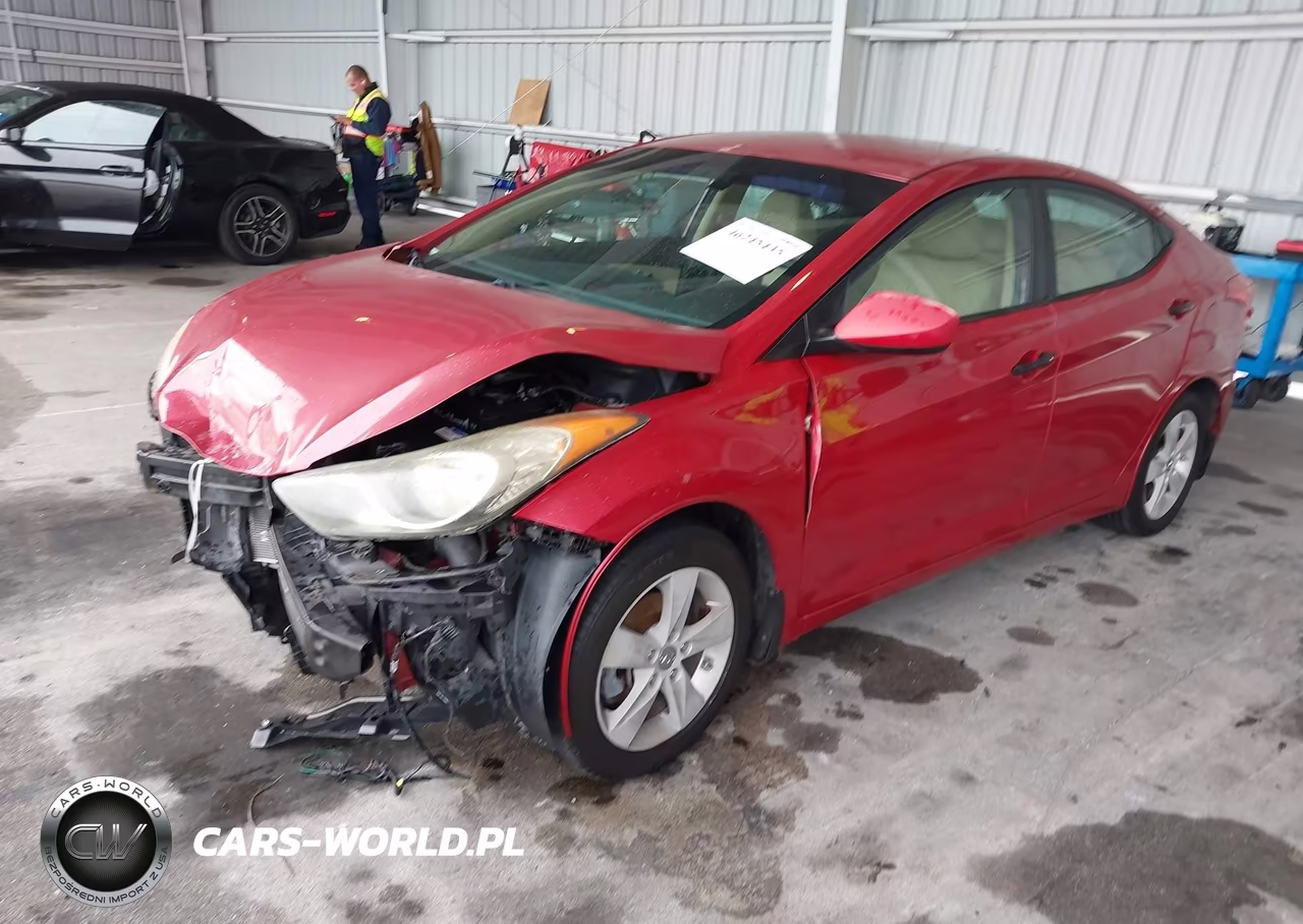 2013 Hyundai Elantra Gls VIN:KMHDH4AE4DU966664 - 2