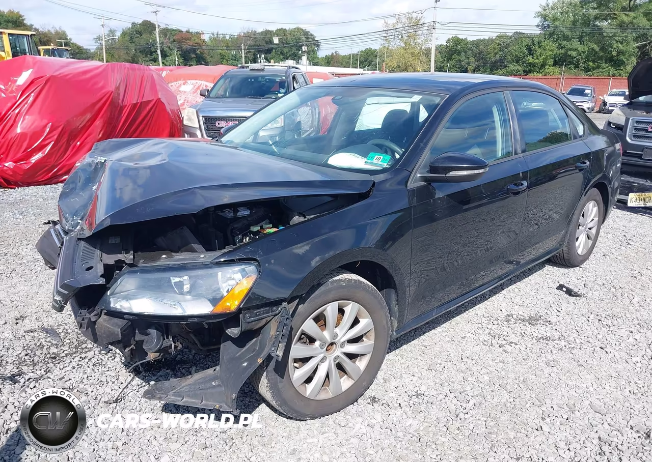 2012 Volkswagen Passat 2.5L S VIN:1VWAP7A35CC048482 - 2