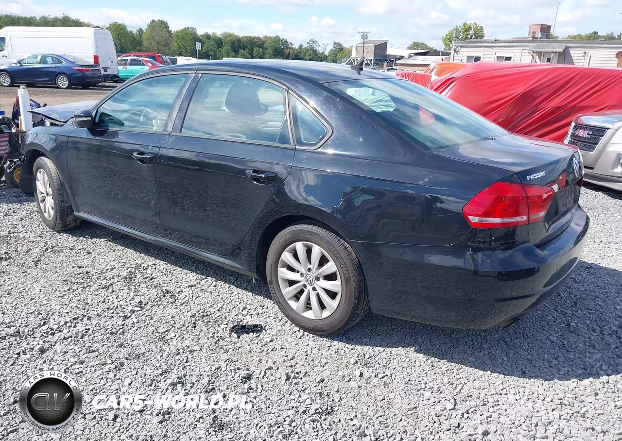 2012 Volkswagen Passat 2.5L S VIN:1VWAP7A35CC048482 - 3