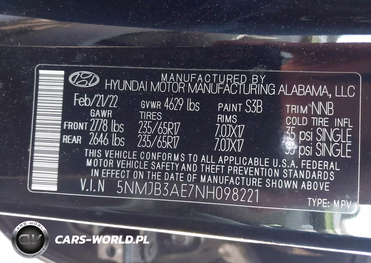 2022 Hyundai Tucson Sel VIN:5NMJB3AE7NH098221 - 9