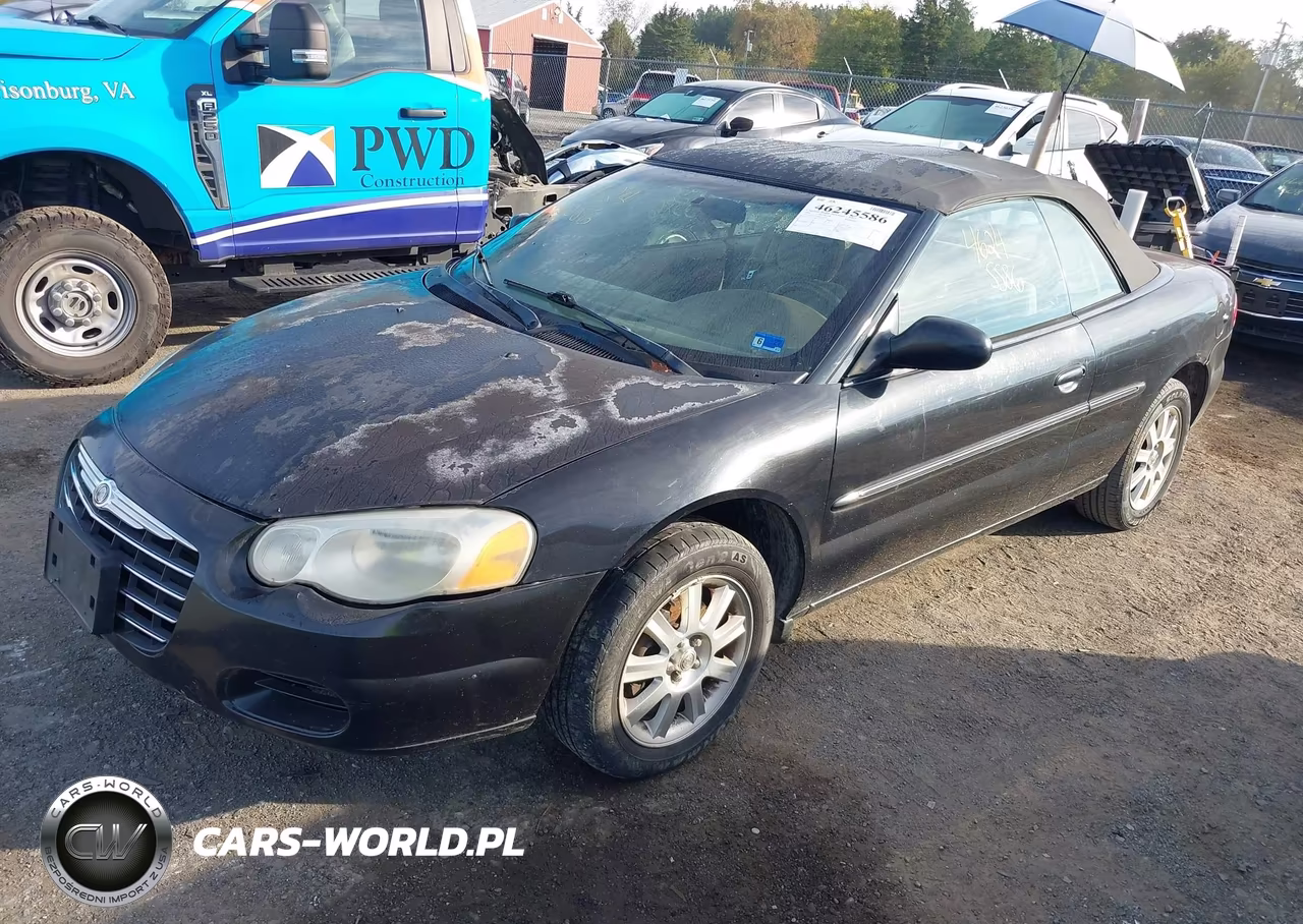 2004 Chrysler Sebring Gtc VIN:1C3EL75R24N175960 - 2