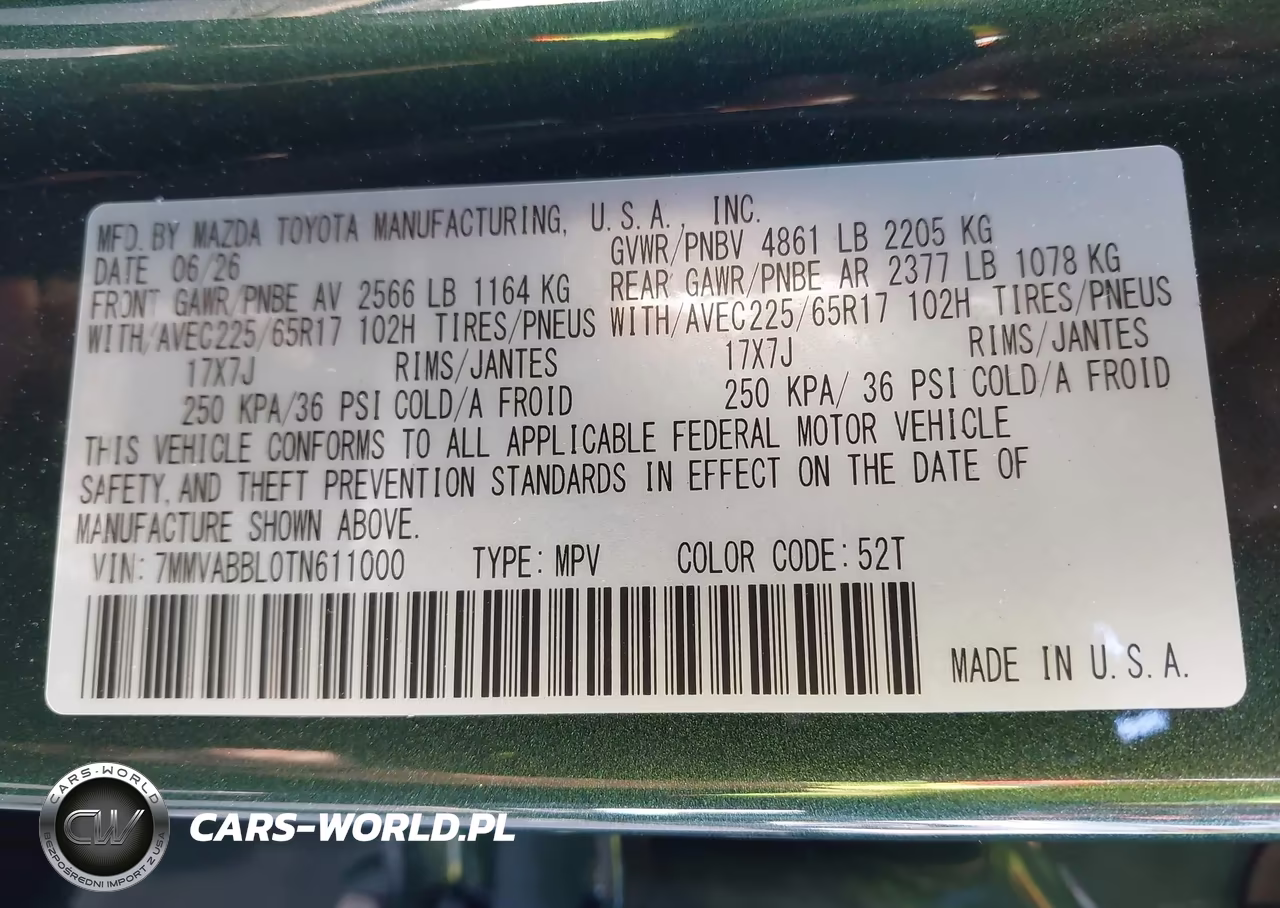 2026 Mazda Cx-50 2.5 S Preferred VIN:7MMVABBL0TN611000 - 9