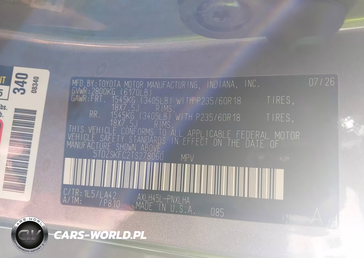 2026 Toyota Sienna Limited-Platinum VIN:5TDZSKFC2TS278060 - 9
