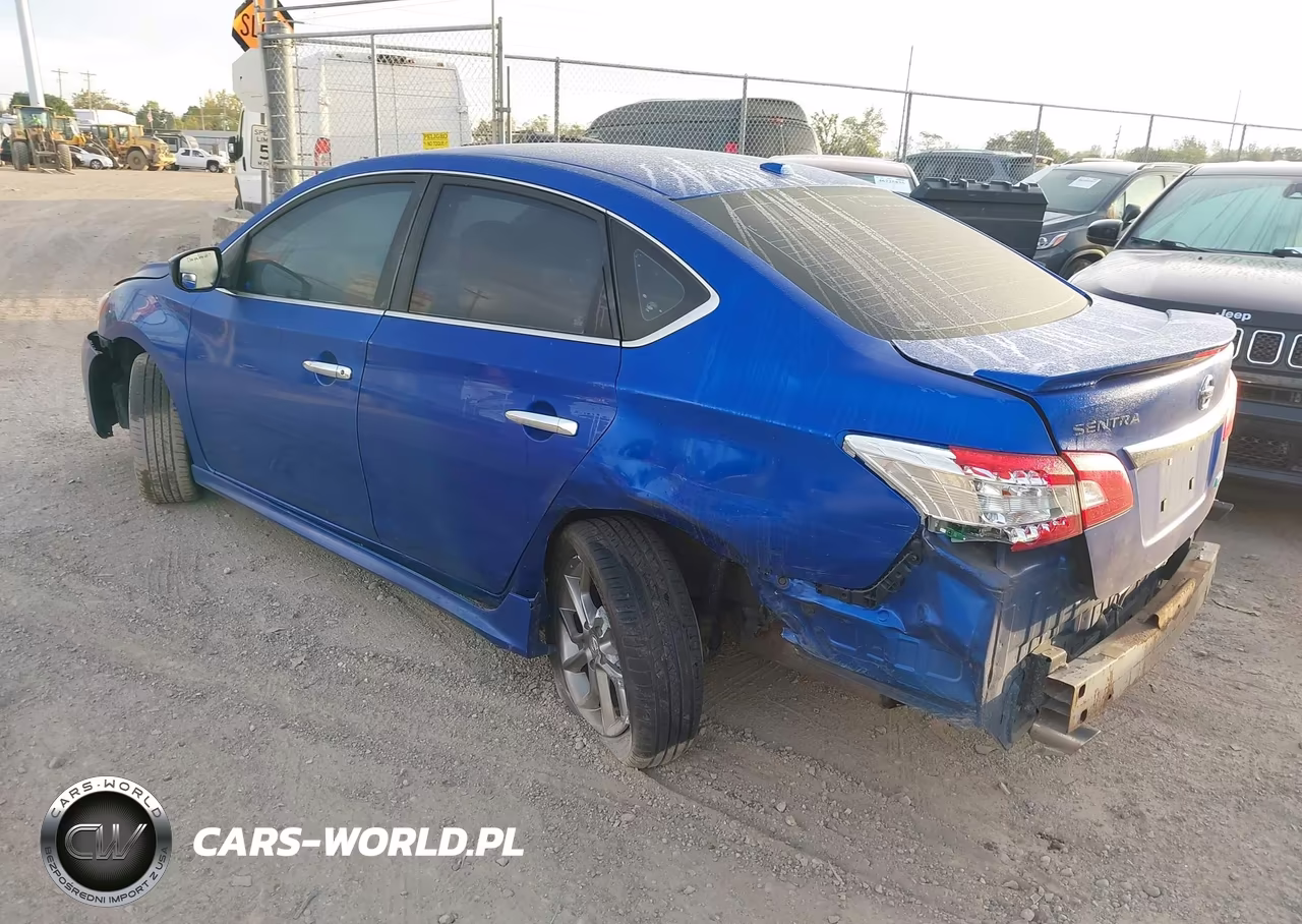 2014 Nissan Sentra Sr VIN:3N1AB7AP6EY283118 - 3