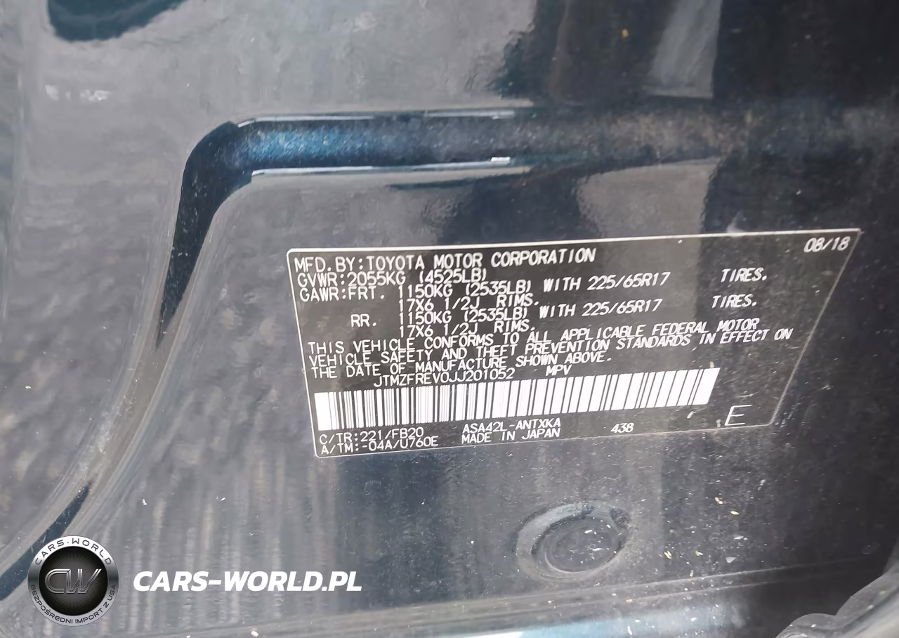 2018 Toyota Rav4 Le VIN:JTMZFREV0JJ201052 - 9