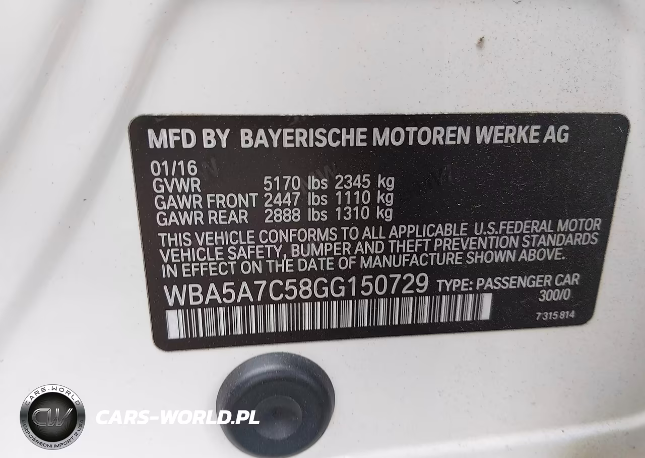 2016 BMW 528I xDrive VIN:WBA5A7C58GG150729 - 9