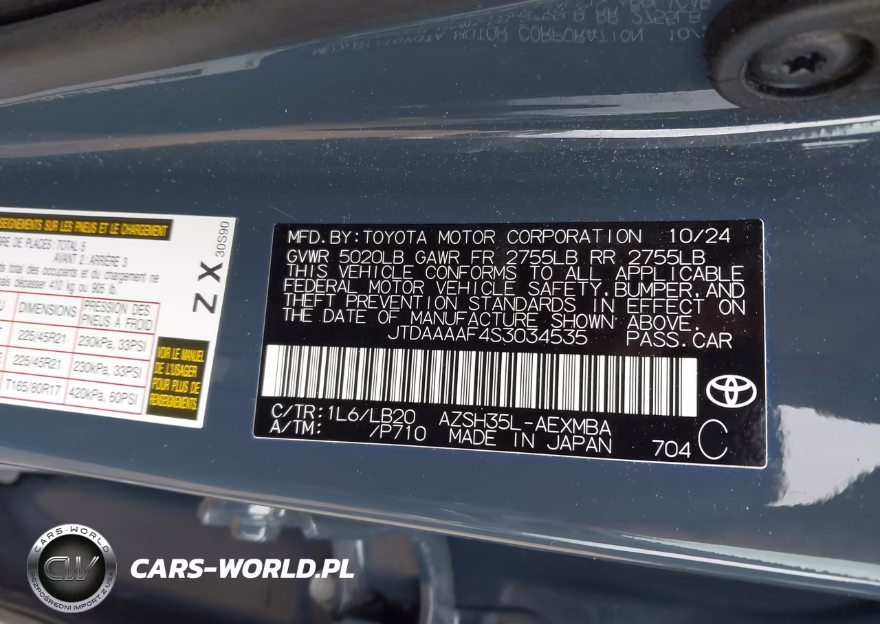 2025 Toyota Crown Nightshade Edition VIN:JTDAAAAF4S3034535 - 9