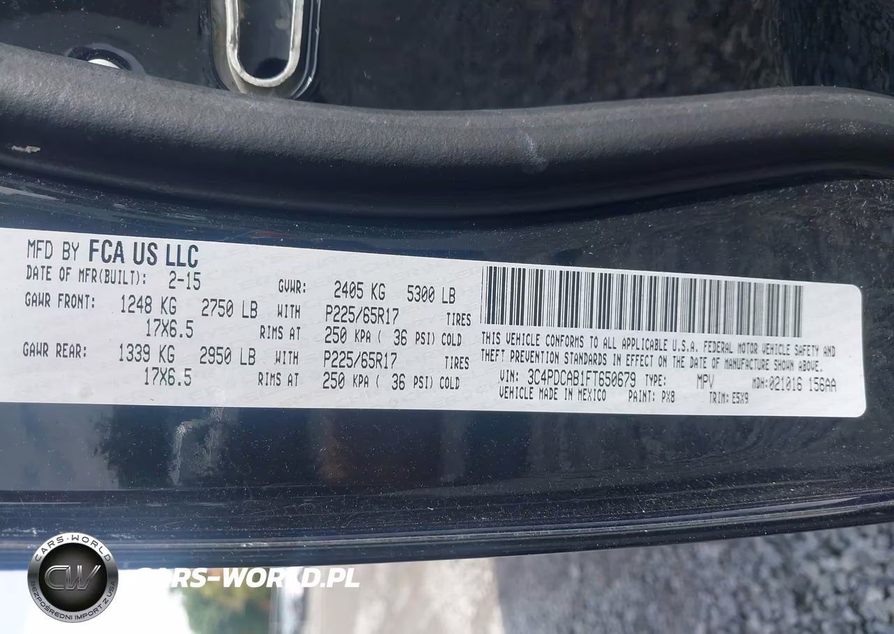 2015 Dodge Journey American Value Pkg VIN:3C4PDCAB1FT650679 - 9