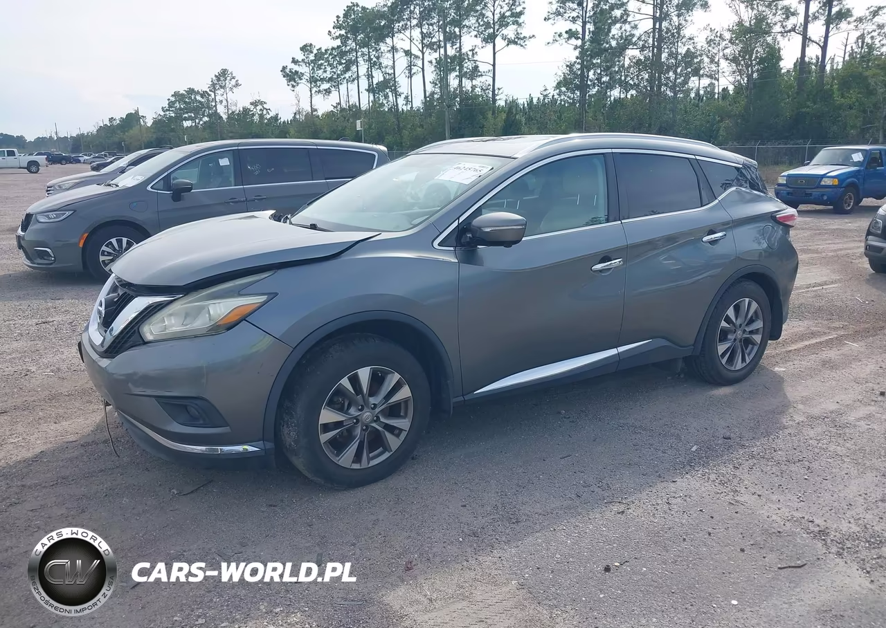 2015 Nissan Murano Sl VIN:5N1AZ2MG4FN211657 - 2