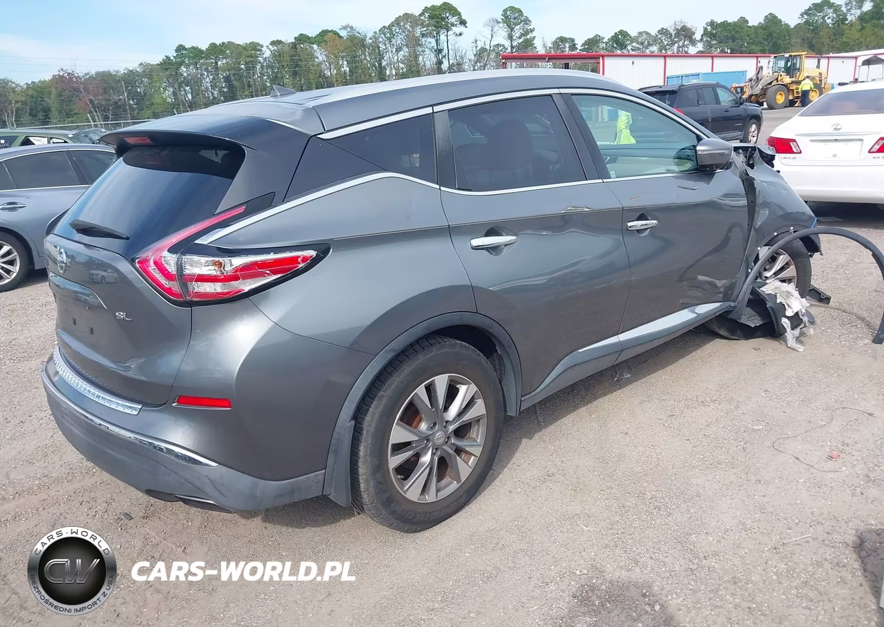 2015 Nissan Murano Sl VIN:5N1AZ2MG4FN211657 - 4