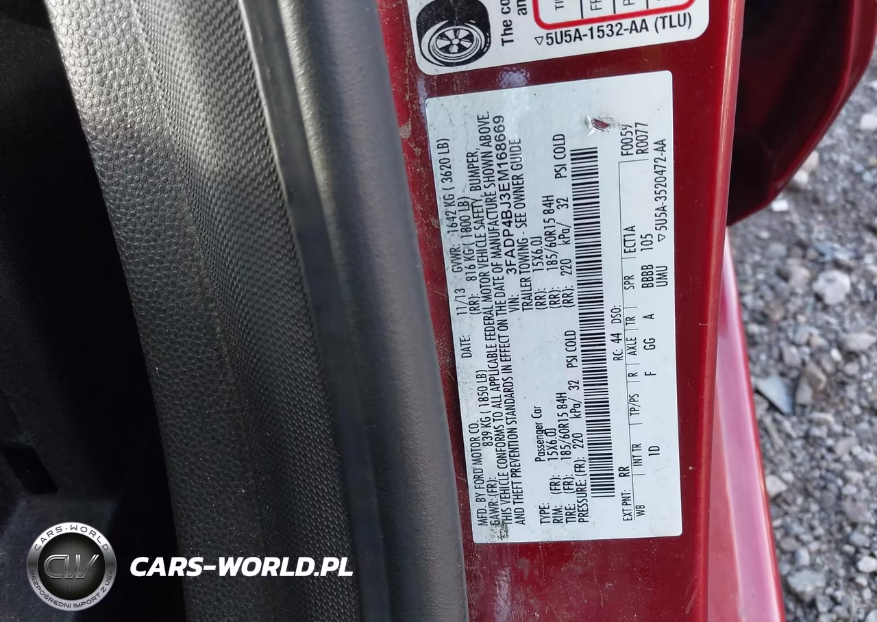 2014 Ford Fiesta Se VIN:3FADP4BJ3EM168669 - 9