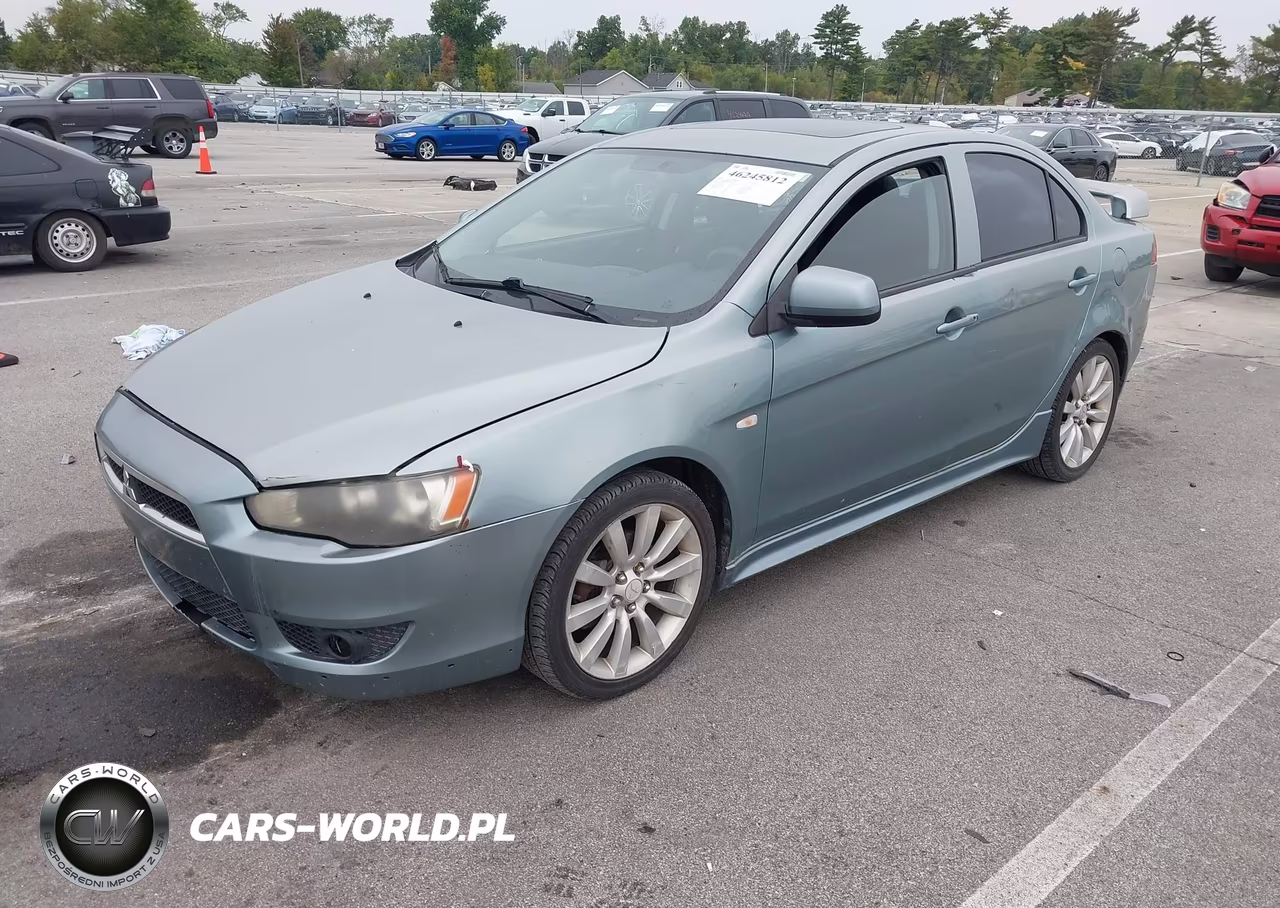 2008 Mitsubishi Lancer Gts VIN:JA3AU86U08U025033 - 2