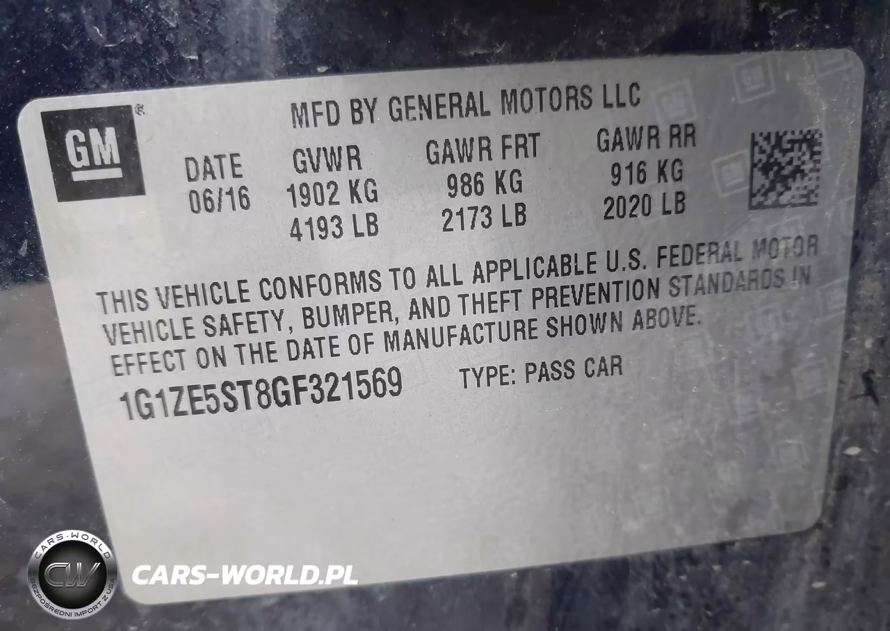 2016 Chevrolet Malibu 1Lt VIN:1G1ZE5ST8GF321569 - 9