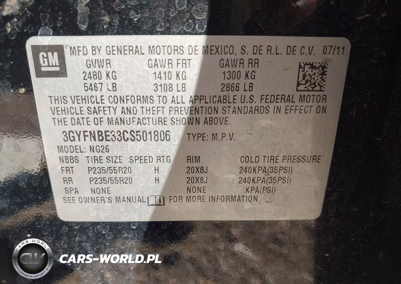 2012 Cadillac Srx Performance Collection VIN:3GYFNBE33CS501806 - 9