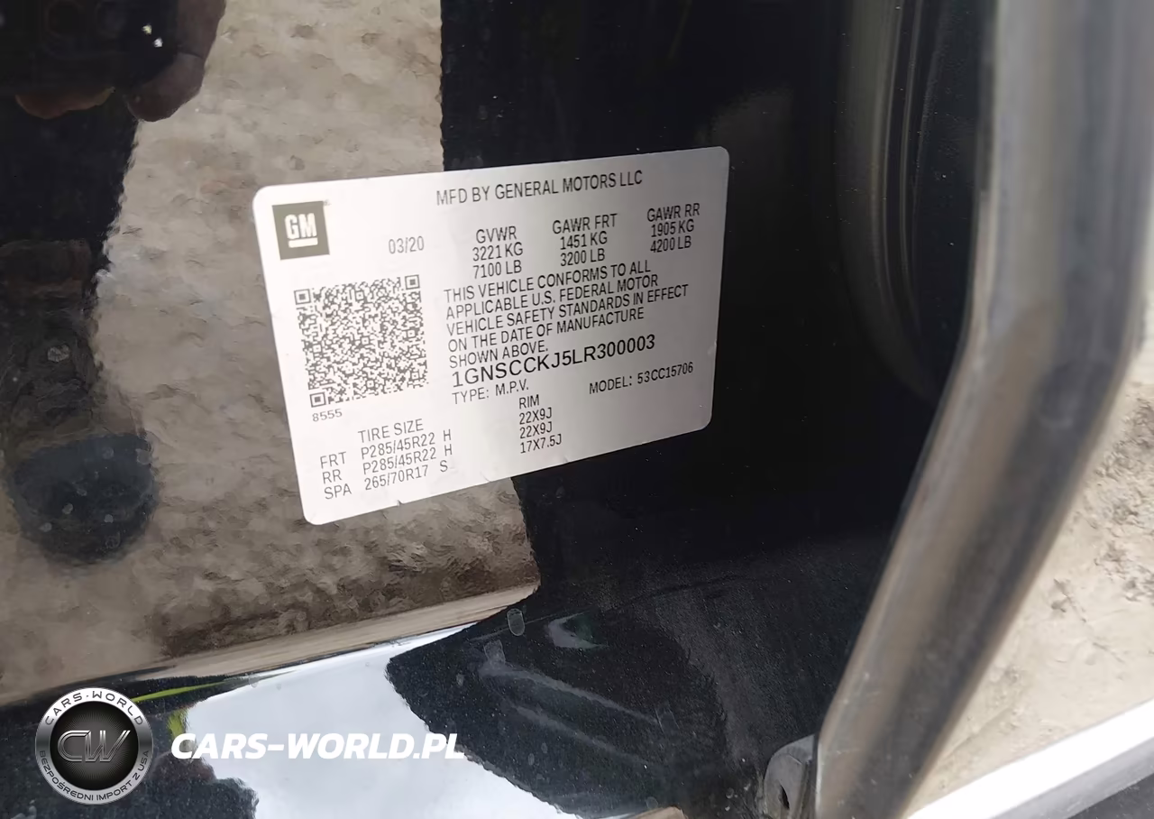 2020 Chevrolet Tahoe 2Wd Premier VIN:1GNSCCKJ5LR300003 - 9