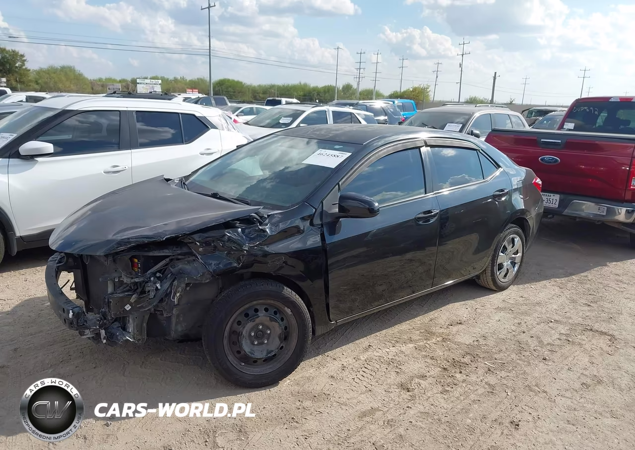 2016 Toyota Corolla Le VIN:5YFBURHE0GP460776 - 2