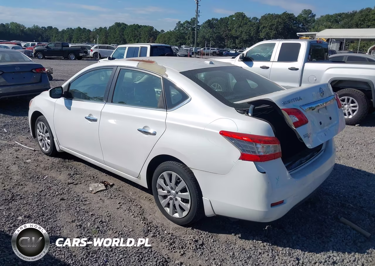 2015 Nissan Sentra Sv VIN:3N1AB7AP7FY254762 - 3