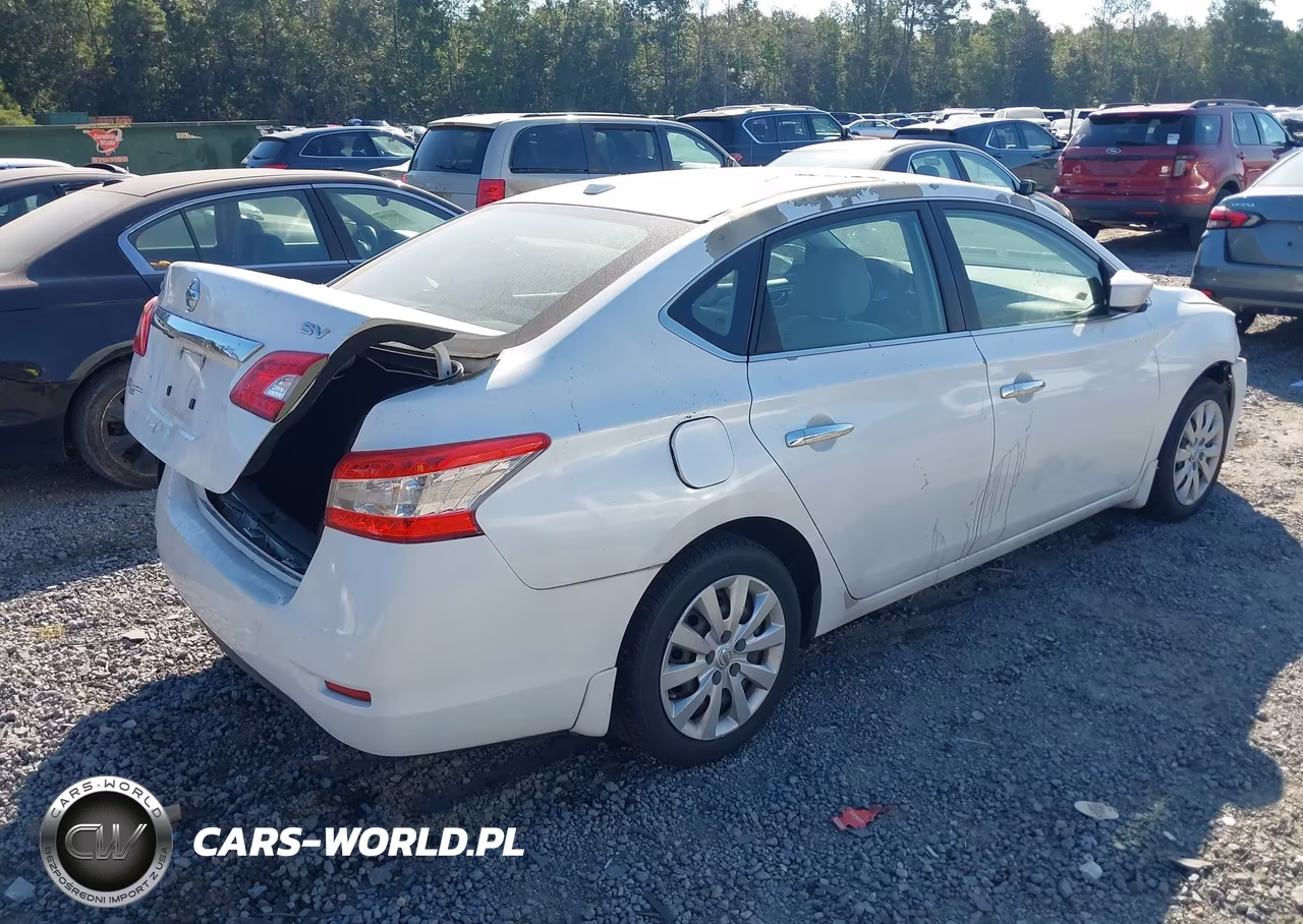 2015 Nissan Sentra Sv VIN:3N1AB7AP7FY254762 - 4