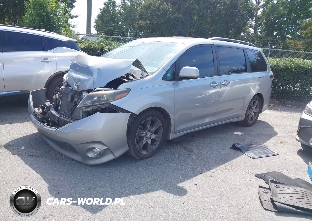 2015 Toyota Sienna Se 8 Passenger VIN:5TDXK3DC5FS674116 - 2