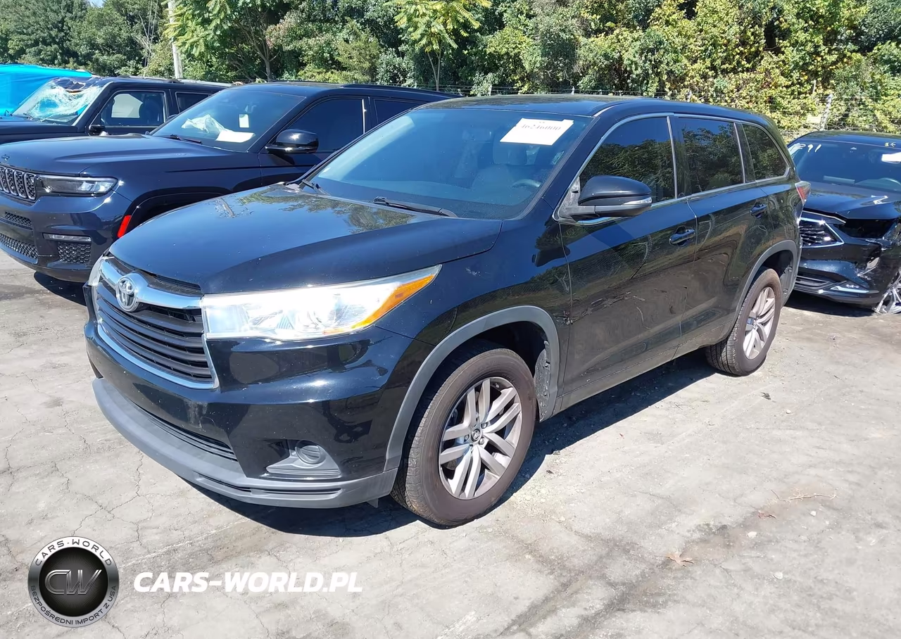 2016 Toyota Highlander Le V6 VIN:5TDZKRFH2GS135166 - 2