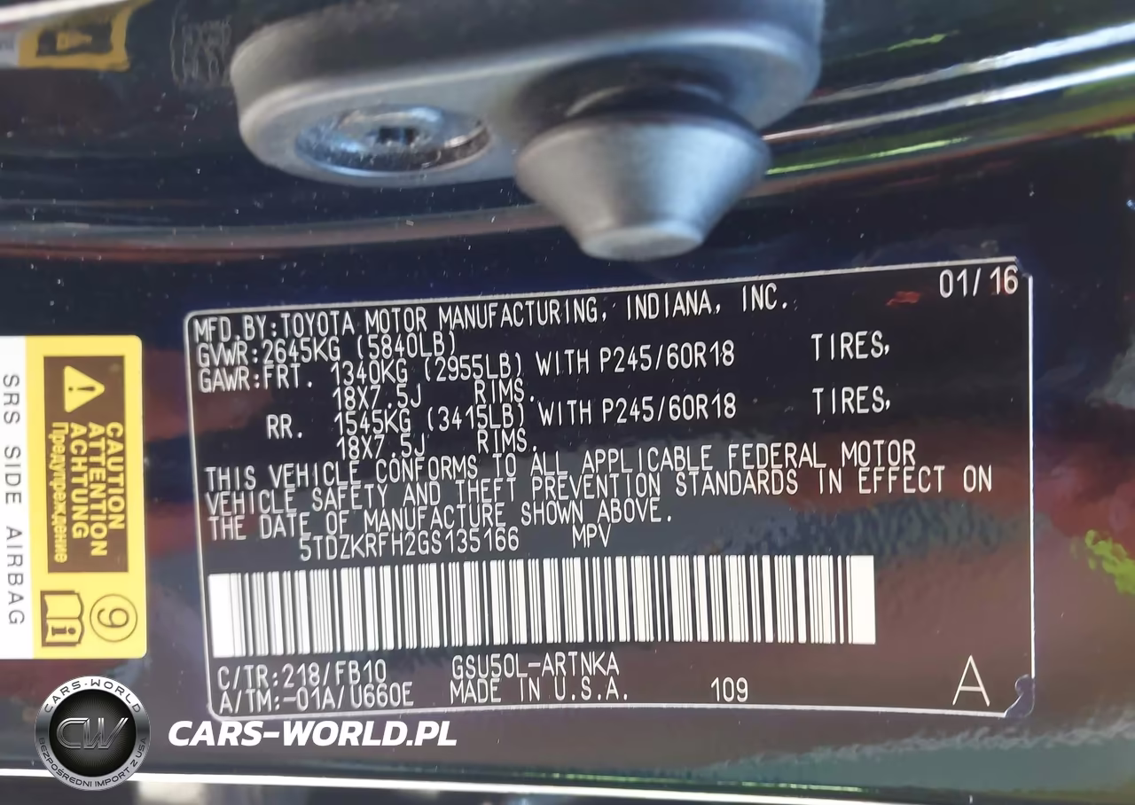 2016 Toyota Highlander Le V6 VIN:5TDZKRFH2GS135166 - 9