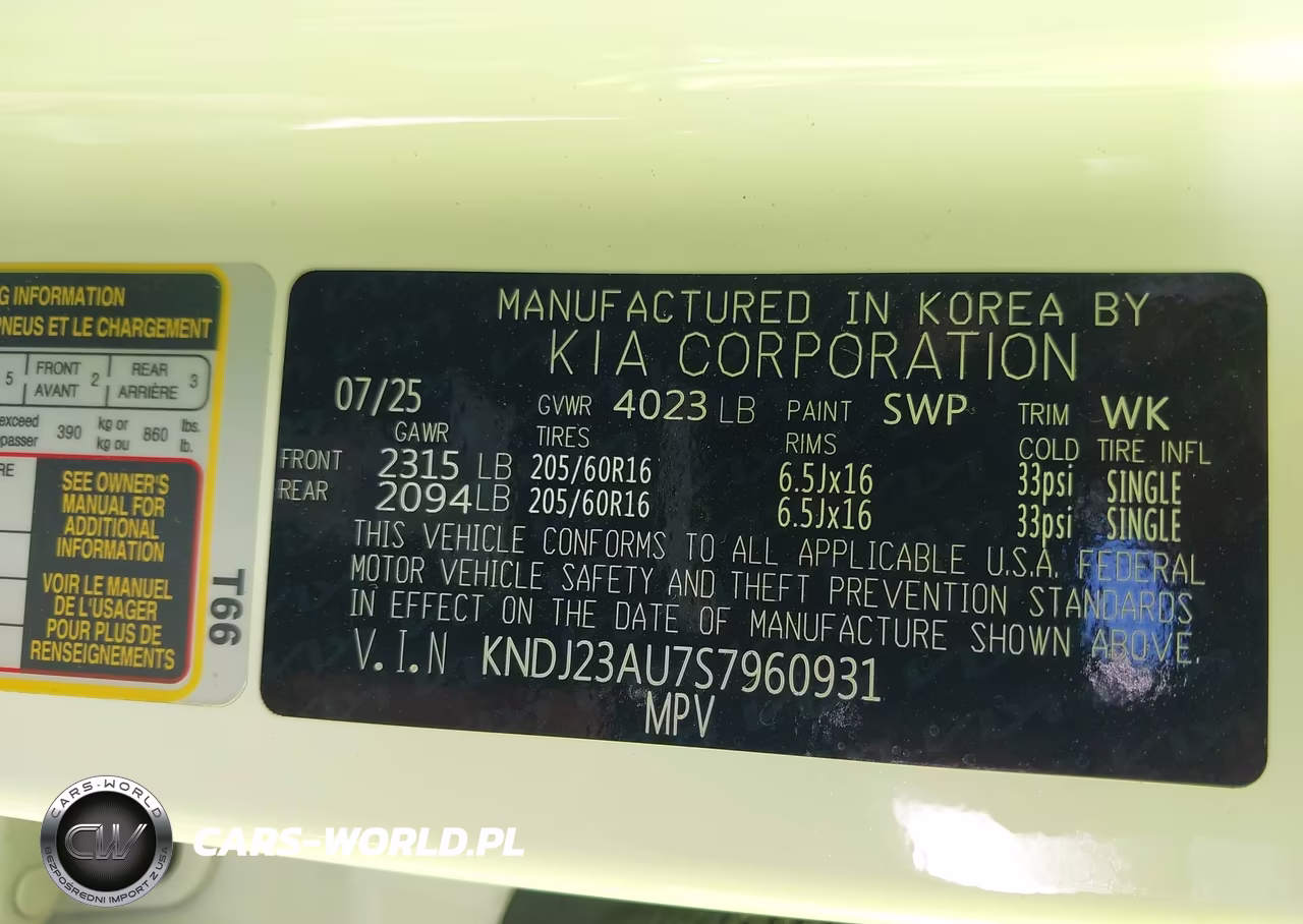 2025 Kia Soul Lx VIN:KNDJ23AU7S7960931 - 9