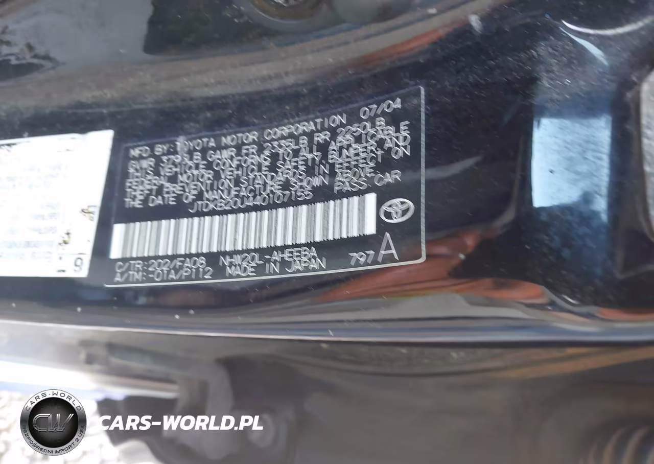 2004 Toyota Prius VIN:JTDKB20U440107155 - 9
