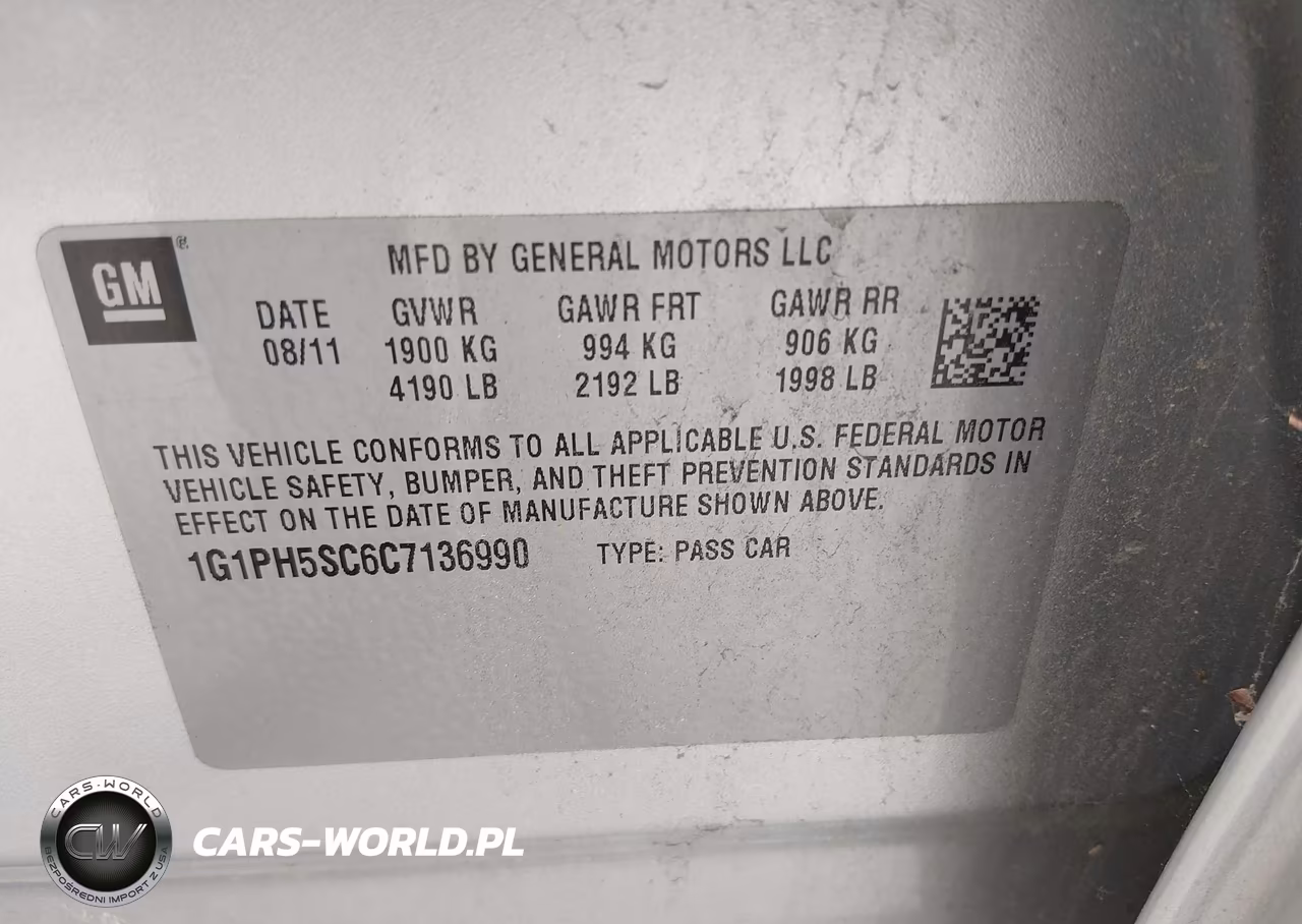 2012 Chevrolet Cruze Ltz VIN:1G1PH5SC6C7136990 - 9