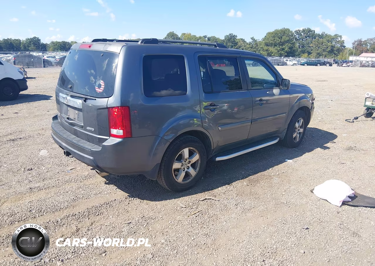 2011 Honda Pilot Ex-L VIN:5FNYF4H63BB022645 - 4
