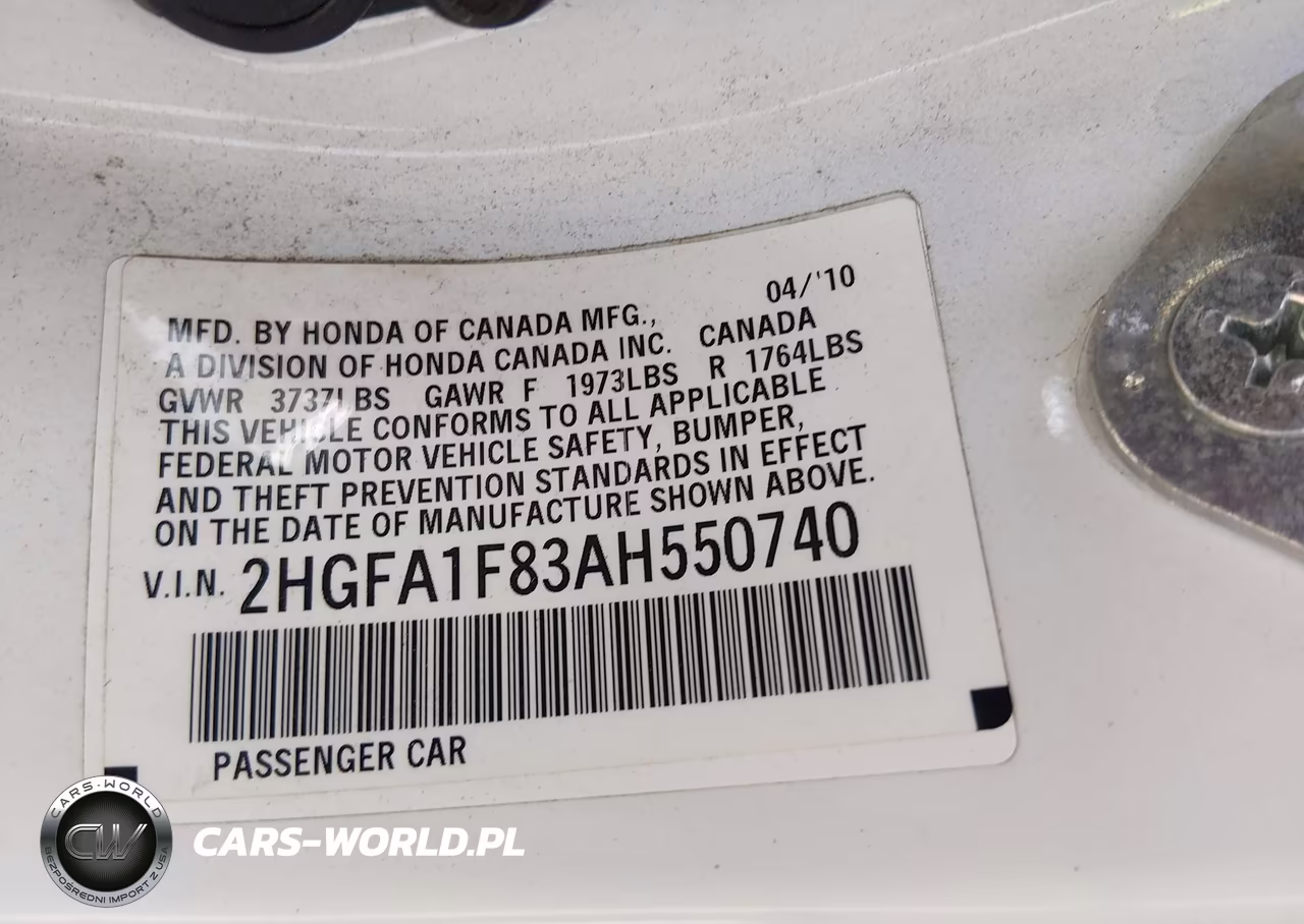 2010 Honda Civic Ex VIN:2HGFA1F83AH550740 - 9