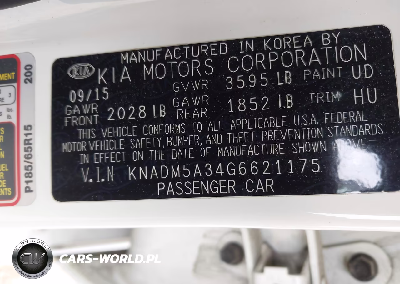 2016 Kia Rio Lx VIN:KNADM5A34G6621175 - 9
