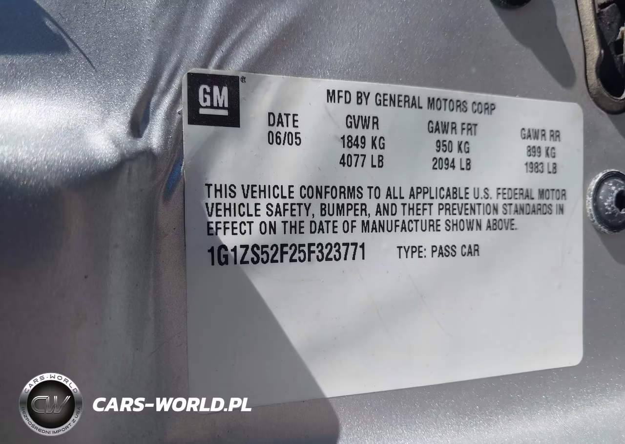 2005 Chevrolet Malibu VIN:1G1ZS52F25F323771 - 9
