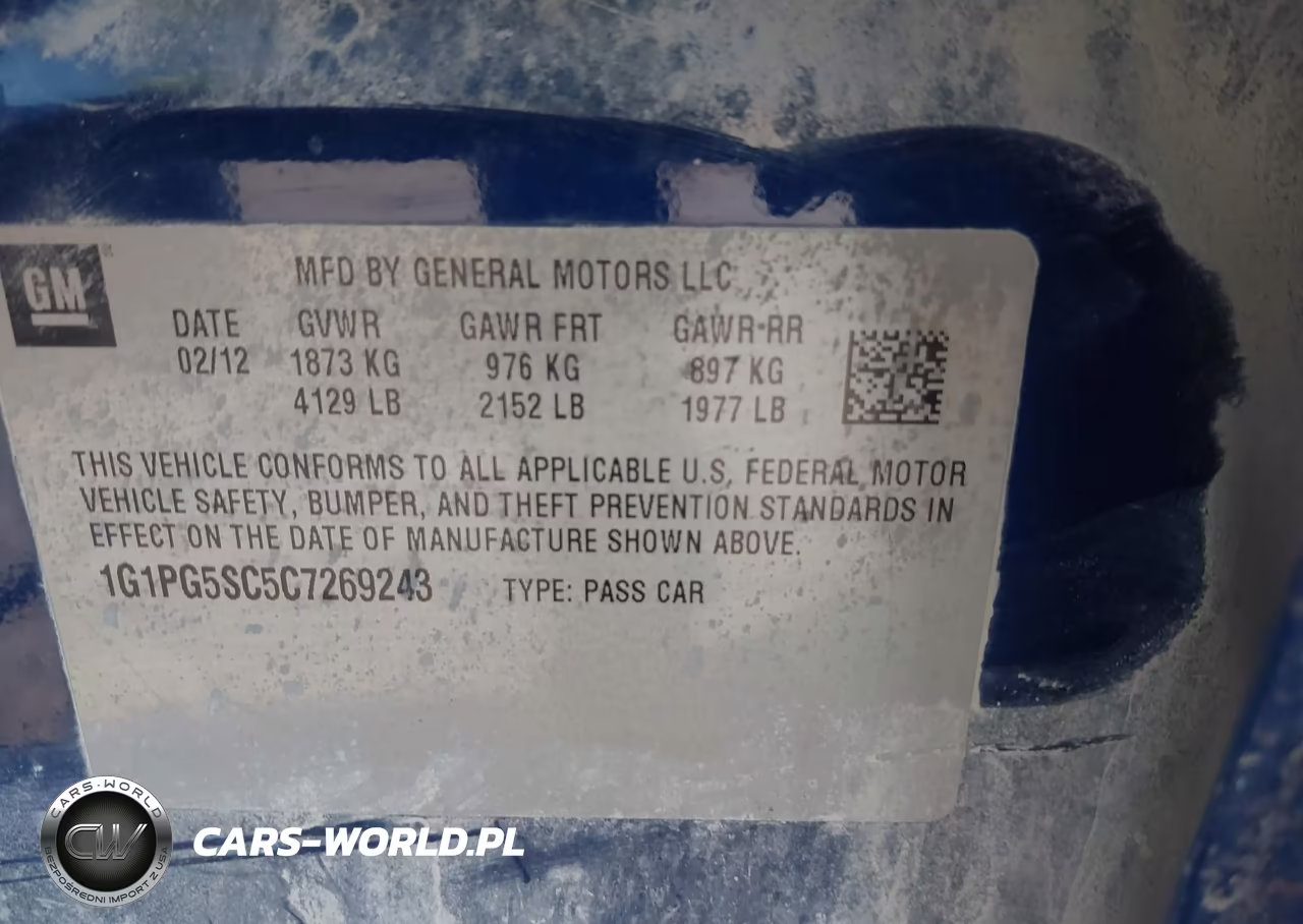 2012 Chevrolet Cruze 2Lt VIN:1G1PG5SC5C7269243 - 9