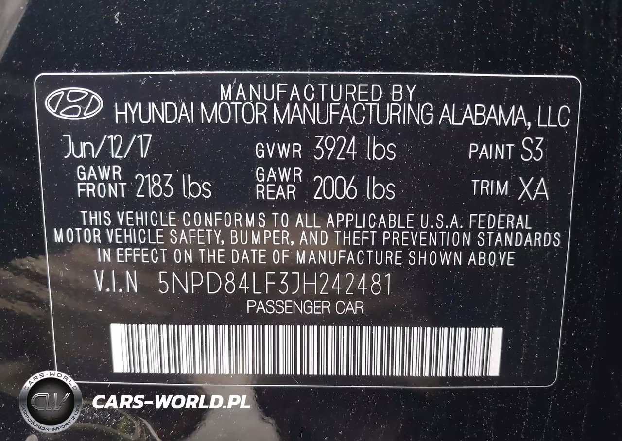 2018 Hyundai Elantra Sel VIN:5NPD84LF3JH242481 - 9