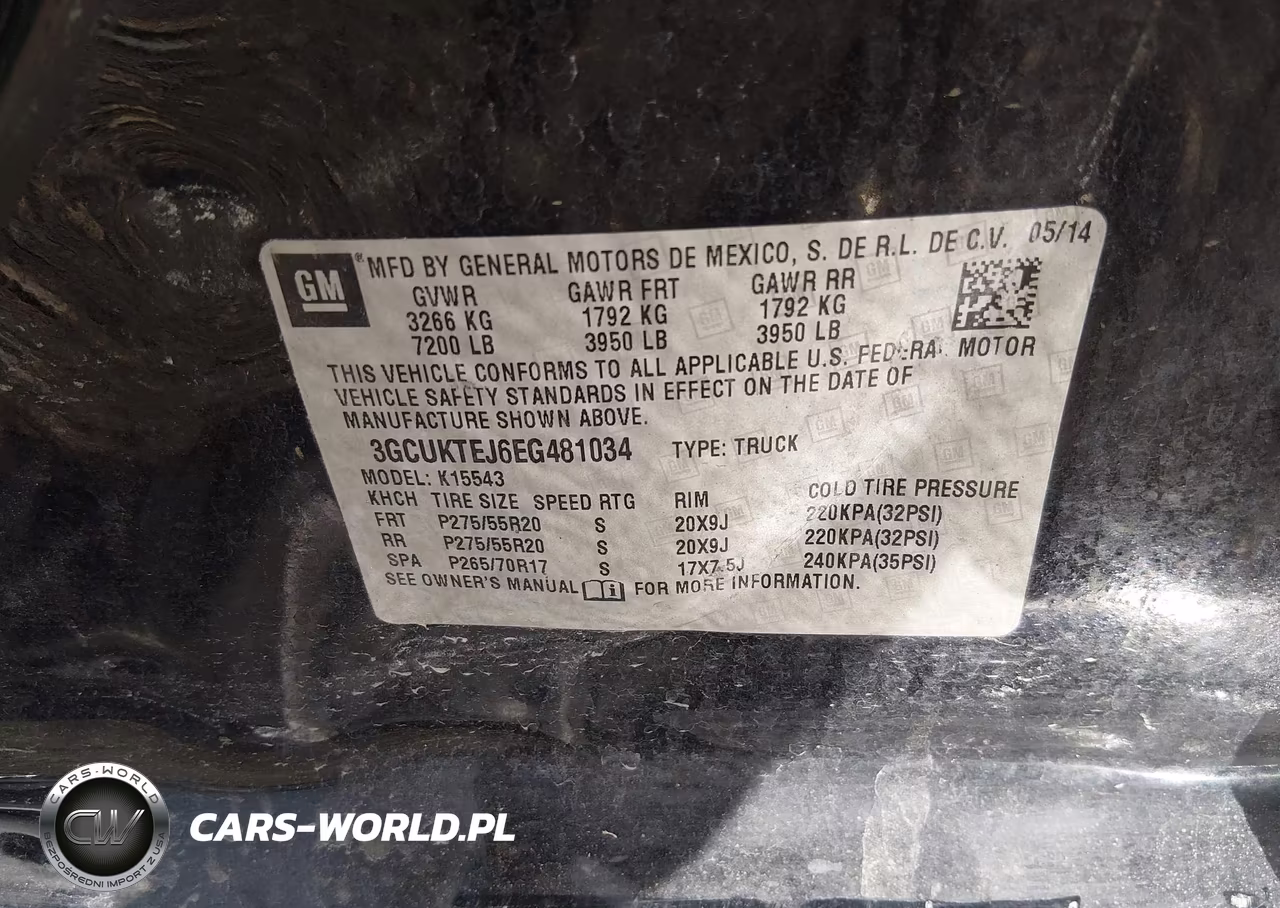 2014 Chevrolet Silverado 1500 VIN:3GCUKTEJ6EG481034 - 9