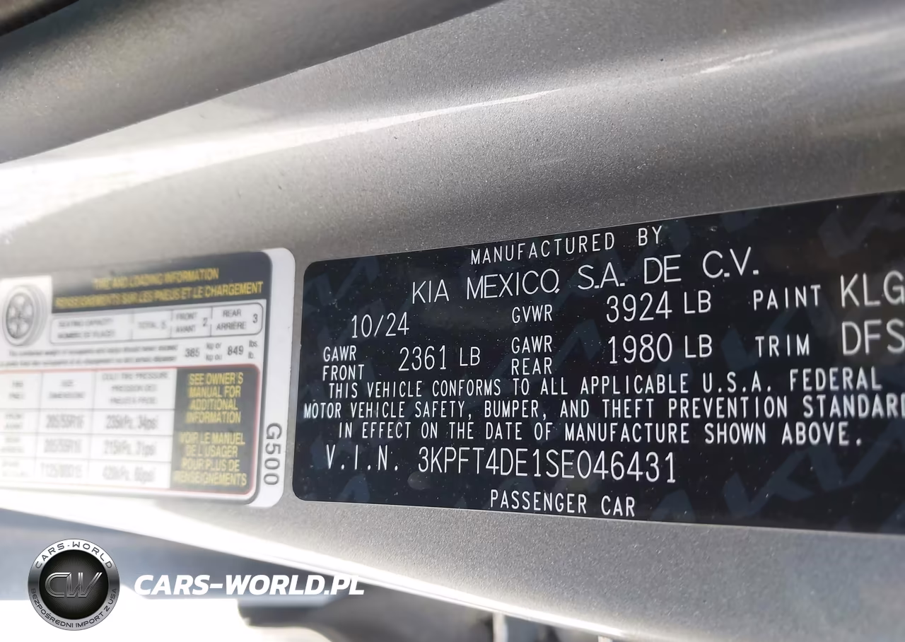 2025 Kia K4 Lxs VIN:3KPFT4DE1SE046431 - 9