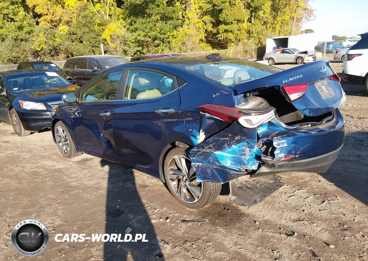 2015 Hyundai Elantra Limited VIN:5NPDH4AE2FH640282 - 3