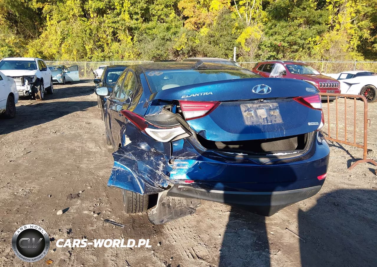 2015 Hyundai Elantra Limited VIN:5NPDH4AE2FH640282 - 6