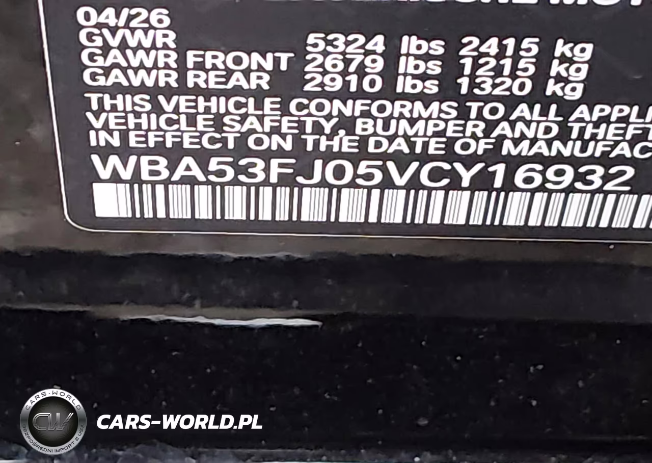 2027 BMW 530I xDrive Msport VIN:WBA53FJ05VCY16932 - 9
