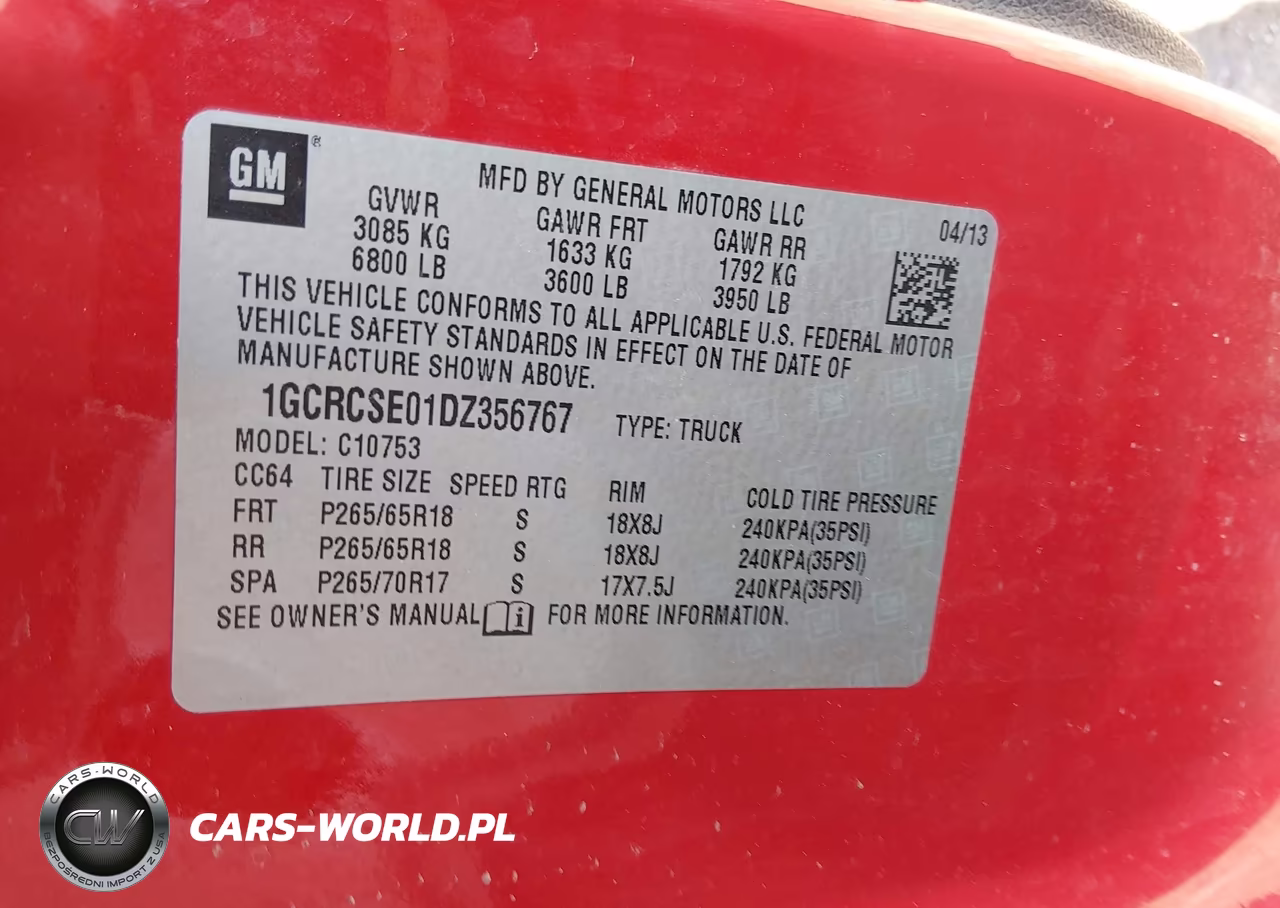 2013 Chevrolet Silverado 1500 Lt VIN:1GCRCSE01DZ356767 - 9