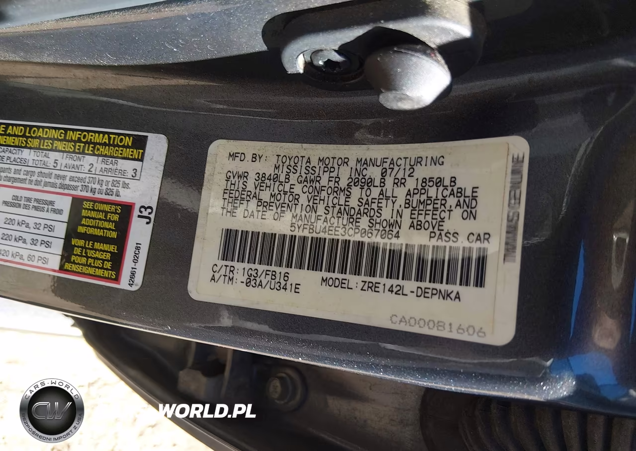 2012 Toyota Corolla Le VIN:5YFBU4EE3CP067064 - 9