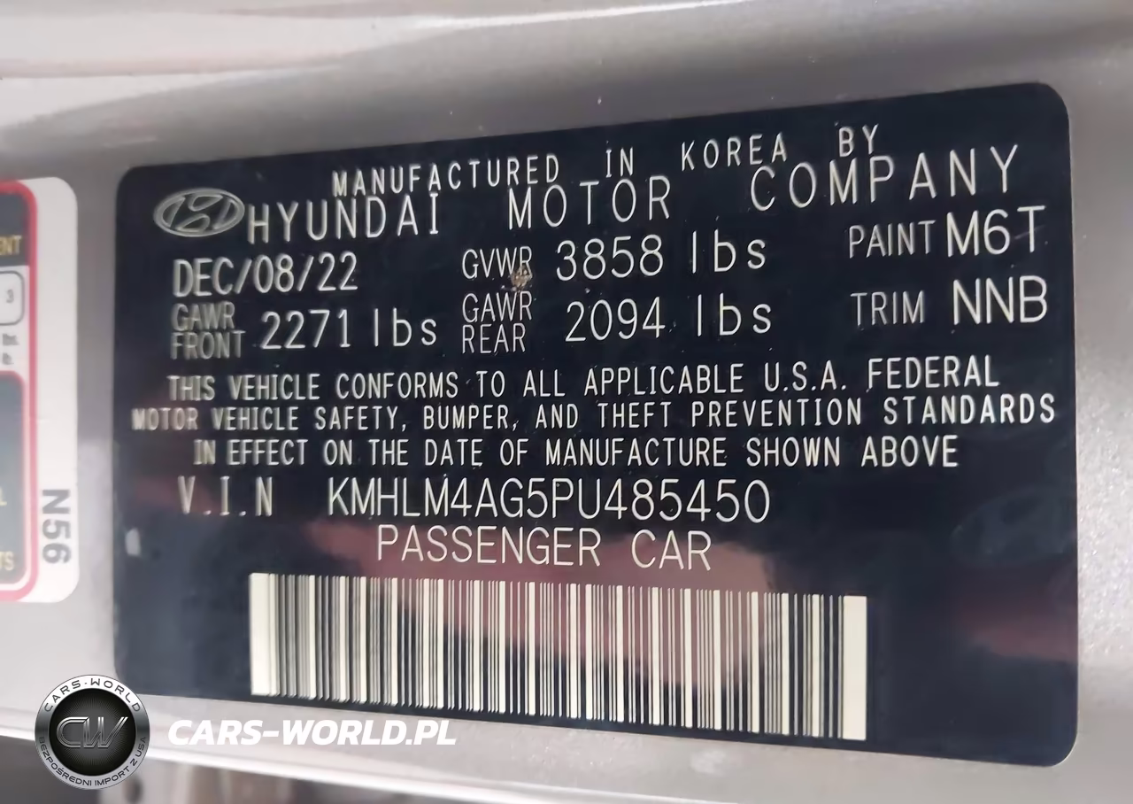 2023 Hyundai Elantra Sel VIN:KMHLM4AG5PU485450 - 9