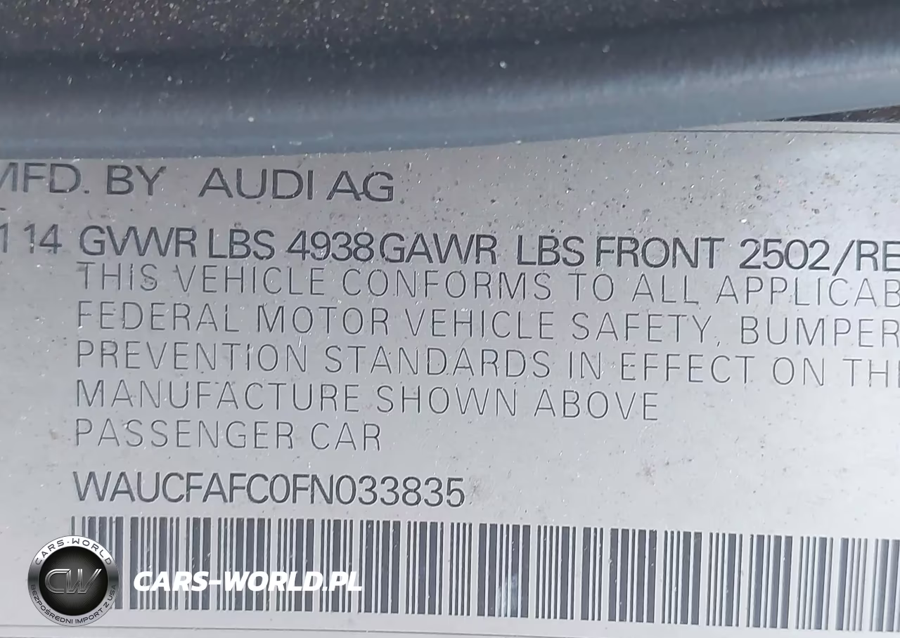 2015 Audi A6 2.0T Premium VIN:WAUCFAFC0FN033835 - 9