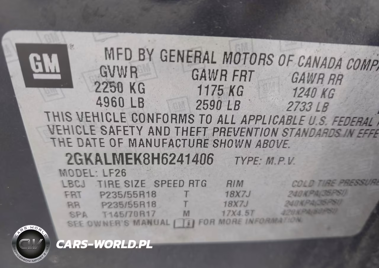 2017 GMC Terrain Sle-1 VIN:2GKALMEK8H6241406 - 9