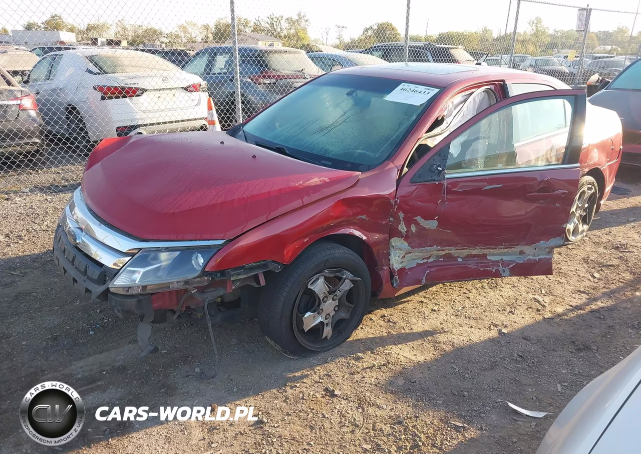 2010 Ford Fusion Se VIN:3FAHP0HA8AR123225 - 2