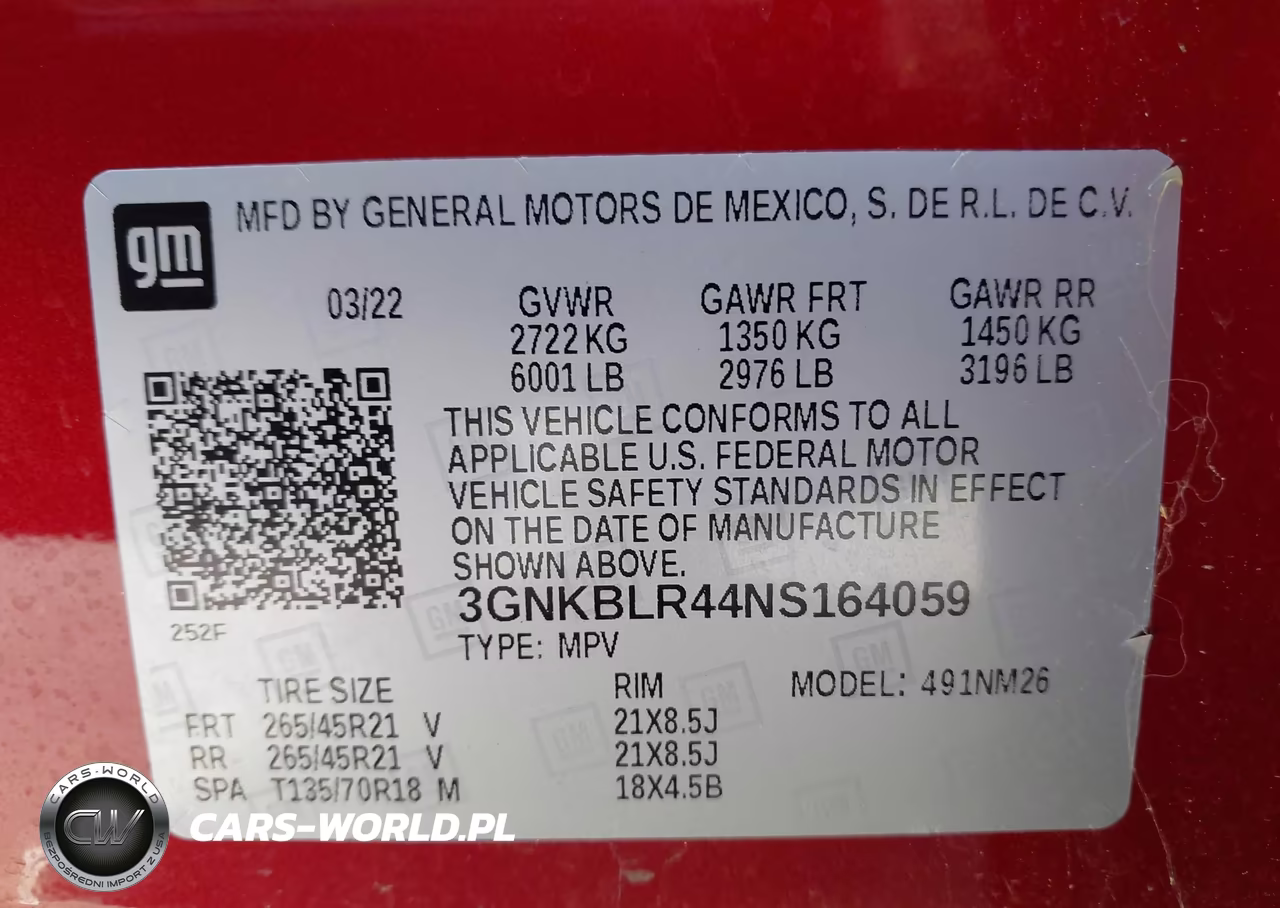 2022 Chevrolet Blazer Awd Premier VIN:3GNKBLR44NS164059 - 9