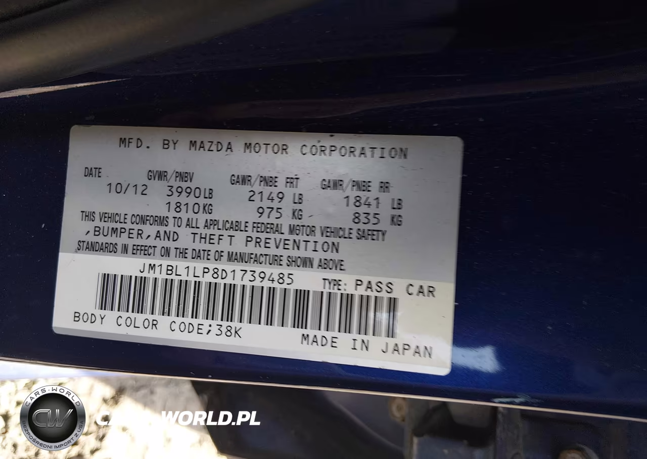2013 Mazda Mazda3 I Touring VIN:JM1BL1LP8D1739485 - 9