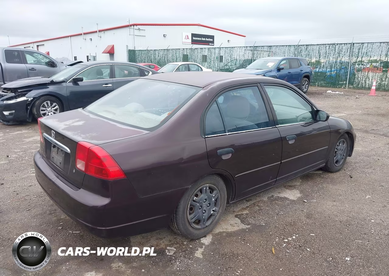 2001 Honda Civic Lx VIN:JHMES16581S006061 - 4